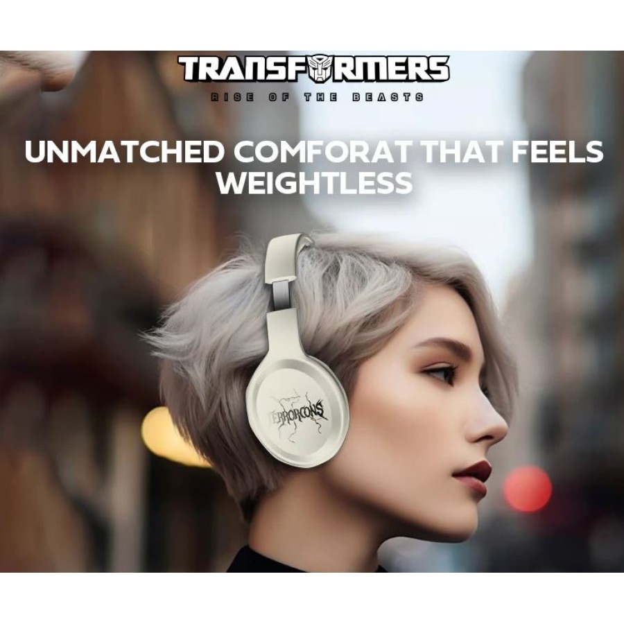 Transformers TF-G06 Head-mounted Bluetooth headphones - Beige