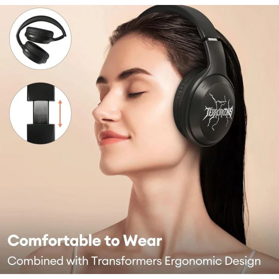 Transformers TF-G06 Head-mounted Bluetooth headphones - Black