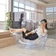 Transparent Inflatable Chair for Game Room, Pool, or Outdoor Events Transparent Inflatable Chair for Game Room, Pool, or Outdoor Events