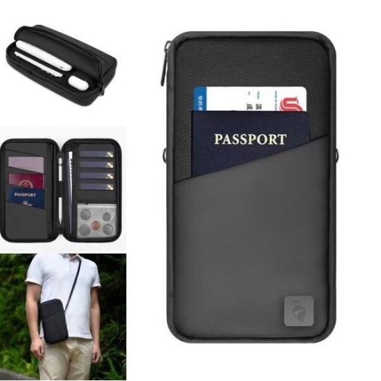 TRAVELEST Travel Pass Passport Pouch - Black
