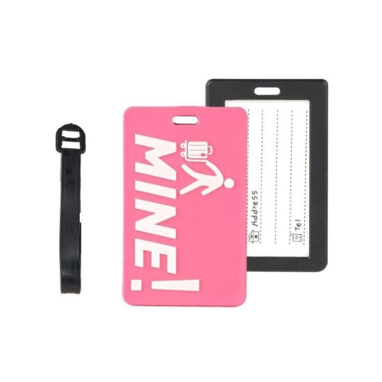 Travelest Luggage Tag - MINE - Pink