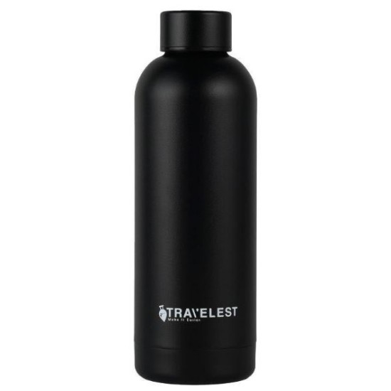 Travelest Stainless Steel Narrow Mouth Water Bottle Keeps water cold 24hrs / Hot 12hrs