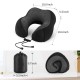 Memory Foam Travel Neck Pillow With Eyes Mask & Ear plug