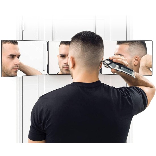 3 Way Mirror Tri-Fold Hairdressing Haircut