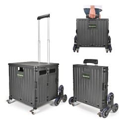 65L Folding Shopping Cart, with Wheels 65L Folding Shopping Cart, with Wheels