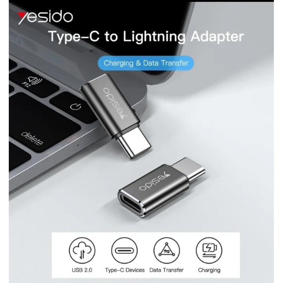 Yesido GS22 Lightning to Type C data transfer adapter
