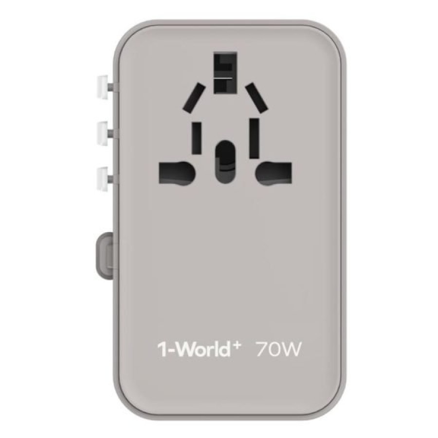 Momax Bundle Set (travel adapater 70W Gan tech + Passport cover + Name tag) VPD0125