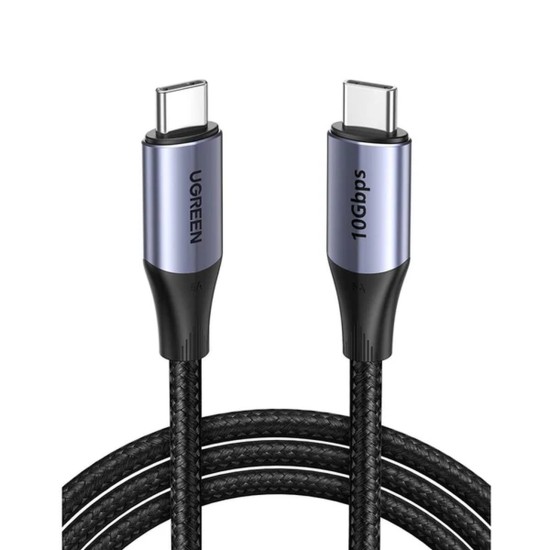 UGreen USB-C 3.1 Gen2 Male To Male 5A Data Cable - 1M (Black)