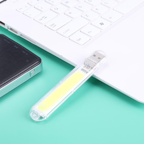 Mini COB USB LED Bulbs Flashlight Book Table