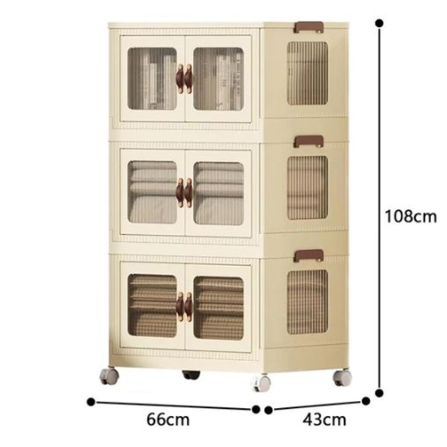 3 Layer Multi-purpose Detachable and Foldable Storage Boxes 108cm