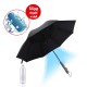 UV Protection Umbrella with Water Spray and Fan UV Protection Umbrella with Water Spray and Fan