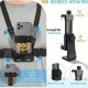 Universal Action Camera Phone Holder Chest Belt Strap Universal Action Camera Phone Holder Chest Belt Strap