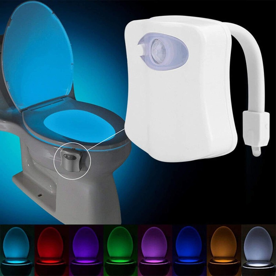 Universal Motion Activated Toilet Nightlight Device