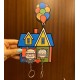 Up House Keychain Holder