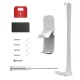 Uxilep PS5 Slim Wall Mount Stand with Controller & Headset Holder Uxilep PS5 Slim Wall Mount Stand with Controller & Headset Holder