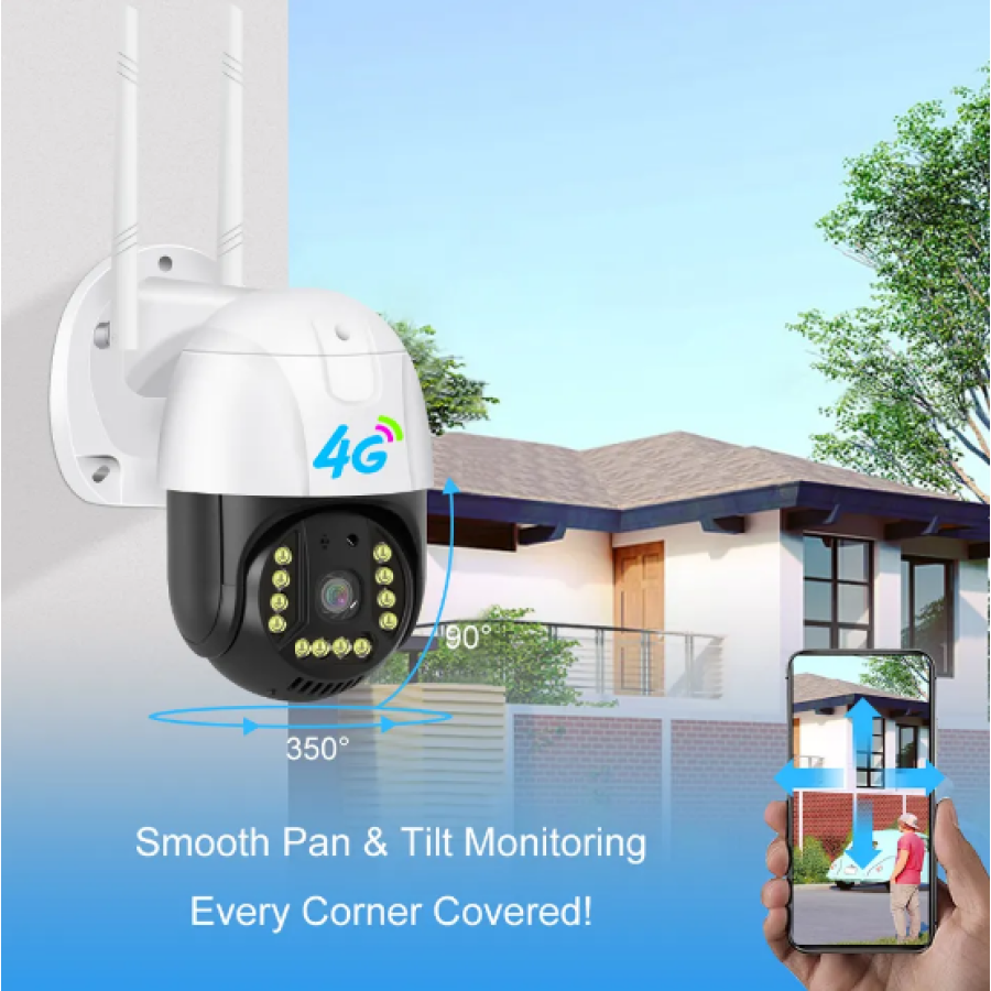 4G/WiFi Smart Net HD Camera IP66 Waterproof