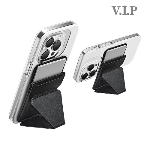 VIP MagSafe Wallet for iPhone Series, Strong Magnetic Phone Card Holder - Black