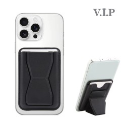 VIP MagSafe Wallet for iPhone Series, Strong Magnetic Phone Card Holder - Black VIP MagSafe Wallet for iPhone Series, Strong Magnetic Phone Card Holder - Black