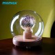 MOMAX Wooden Lamp Stand with Glass Cover (Sphere) VPD0094