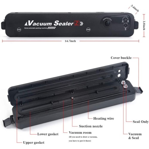 Vacuum Sealer with 10 Vacuum Sealer Bags