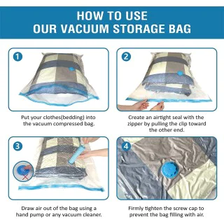 Dropship Vacuum Storage Bags; Travel Space Saver Bags For  Clothing/Blankets/Quilts/Toys/Bedding/Clothing Sealer to Sell Online at a  Lower Price