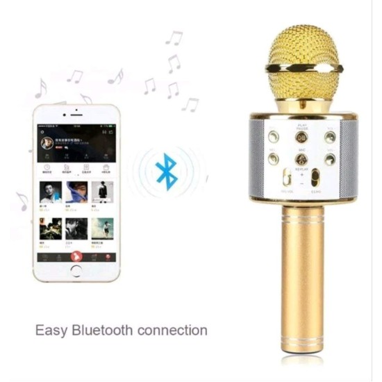 WS-858 Bluetooth Wireless Karaoke Microphone