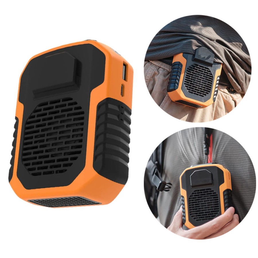 3 in 1 Portable Neck & Waist Fan with Built Power Bank 6000Mah 3 in 1 Portable Neck & Waist Fan with Built Power Bank 6000Mah