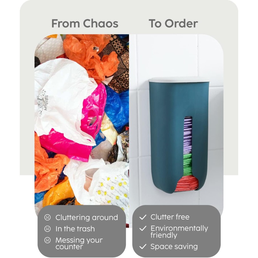 Wall Mounted Garbage Bag Storage Box & Dispenser Wall Mounted Garbage Bag Storage Box & Dispenser