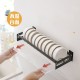 MIRALUX Wall Dish Drainer Rack Stainless Steel Bowl And Plate Storage Drying Tray Kitchen Organizer