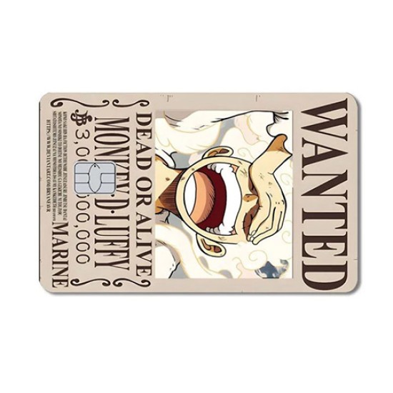 Credit Card Smart Sticker - Wanted One Piece #02