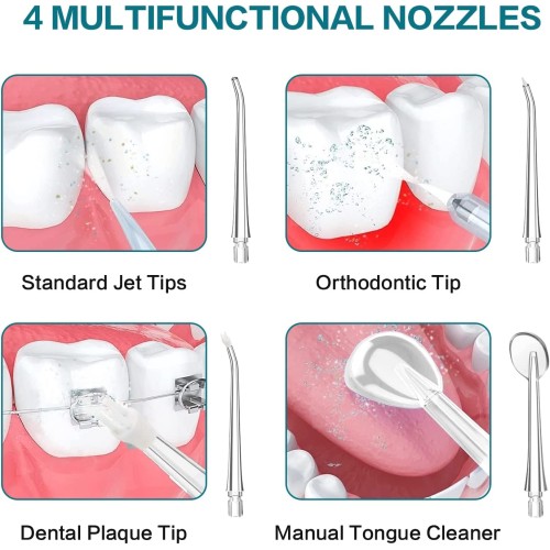 Oral Irrigator, Water Flossers Cordless Teeth Cleaner