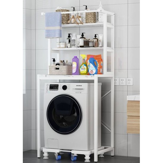 MIRALUX WASHING MACHINE RACK For Daily Use Above Washer 3-Tier White