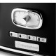 WestingHouse Retro Toaster, 1750W, 4 slices – Black