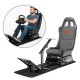 Dunluxe Racing Simulator With Steering Wheel and Pedal - BLACK Dunluxe Racing Simulator With Steering Wheel and Pedal - BLACK