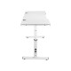 Cyberhub Adjustable Desktop Gaming Table - White 100*50 