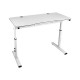 Cyberhub Adjustable Desktop Gaming Table - White 100*50 