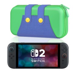 HYPERCASE Cute for Mario Carrying Case for Nintendo Switch 2 - Green & Blue HYPERCASE Cute for Mario Carrying Case for Nintendo Switch 2 - Green & Blue