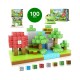 MineCraft Magnetic Craft Building Blocks - 100 Pcs