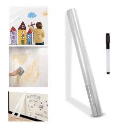 Whiteboard Transparent Wall Self Adhesive Multipurpose Sticker Roll - 60cm*200cm Whiteboard Transparent Wall Self Adhesive Multipurpose Sticker Roll - 60cm*200cm