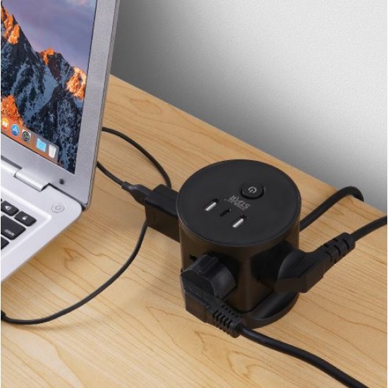 Winning Star Universal Outlets Socket 3 Meter 2500W