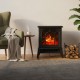 Floor Standing Electric Fireplace Heater 1850W