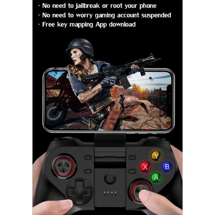 Wireless Mobile Gamepad Controller – Android/Windows PC/iPhone/iPad devices/TV Wireless Mobile Gamepad Controller – Android/Windows PC/iPhone/iPad devices/TV