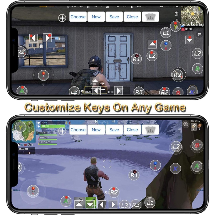 Wireless Mobile Gamepad Controller – Android/Windows PC/iPhone/iPad devices/TV Wireless Mobile Gamepad Controller – Android/Windows PC/iPhone/iPad devices/TV