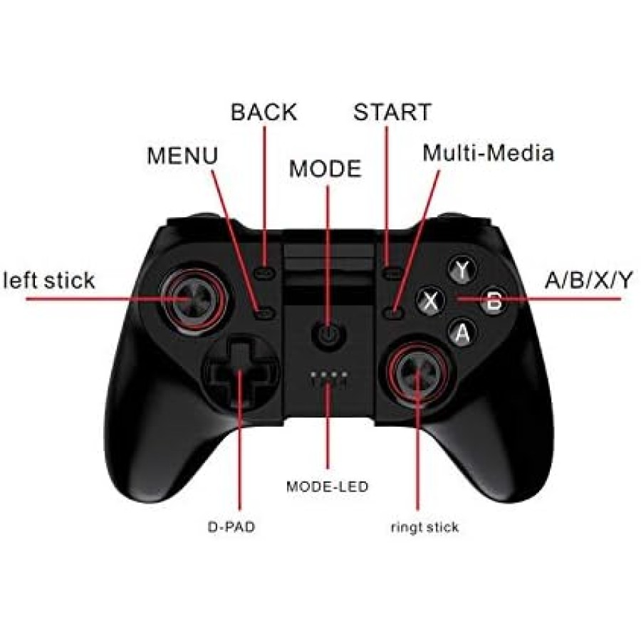 Wireless Mobile Gamepad Controller – Android/Windows PC/iPhone/iPad devices/TV Wireless Mobile Gamepad Controller – Android/Windows PC/iPhone/iPad devices/TV