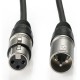 XLR Male to XLR Female Microphone Cable 2m