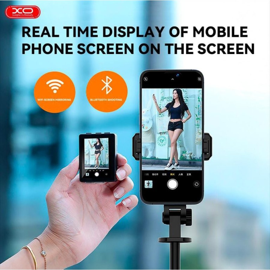 Smart Selfie Stick with Bluetooth & Screen Projection (XO-SS23)