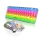 XUNFOX Transparent RGB Keyboard Mouse Set