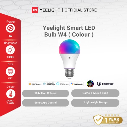 Yeelight Smart LED Bulb W4 Lite Multicolor 1 pack