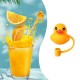 Cute Silicone Straw Tip Cover - yellow lemon