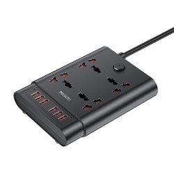 Yesido Power Socket MC08 10in1 Extension Cord/Adapter/Power Strip, 2650W Yesido Power Socket MC08 10in1 Extension Cord/Adapter/Power Strip, 2650W